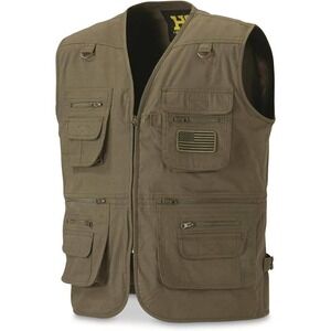 HQ Issue Mens Tactical‎ Vest Military Outdoor Army Workwear Field Utility Size M